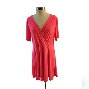 White Birch Faux Wrap Dress Size 2X